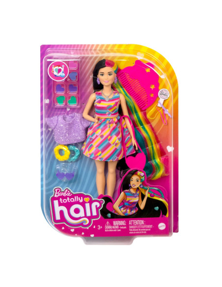 Barbie Totally Hair Papusa Barbie Bruneta,MTHCM90 Barbie Totally Hair Papusa Barbie Bruneta,MTHCM90