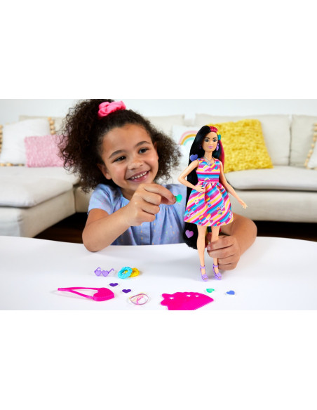 Barbie Totally Hair Papusa Barbie Bruneta,MTHCM90 Barbie Totally Hair Papusa Barbie Bruneta,MTHCM90