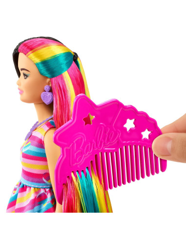 Barbie Totally Hair Papusa Barbie Bruneta,MTHCM90 Barbie Totally Hair Papusa Barbie Bruneta,MTHCM90