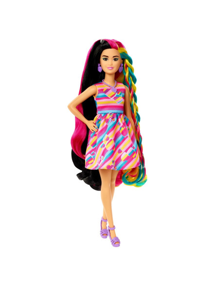 Barbie Totally Hair Papusa Barbie Bruneta,MTHCM90 Barbie Totally Hair Papusa Barbie Bruneta,MTHCM90