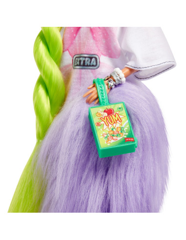 Barbie Papusa Barbie Extra Par Verde Neon,MTHDJ44