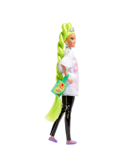Barbie Papusa Barbie Extra Par Verde Neon,MTHDJ44