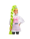 Barbie Papusa Barbie Extra Par Verde Neon,MTHDJ44