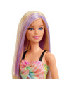 Papusa Barbie Fashionista Blonda Cu Suvite Mov,MTFBR37_HBV22