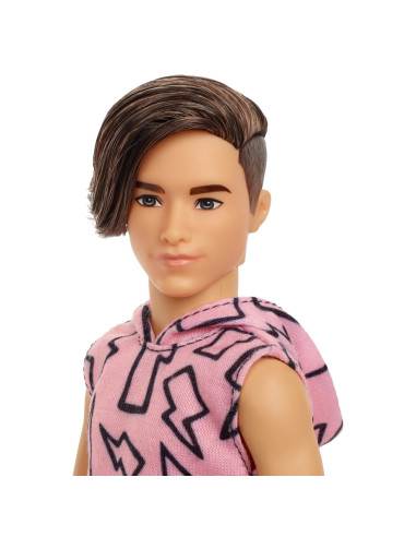 Barbie Papusa Baiat Fashionistas Cu Maiou Cu Imprimeu Cu