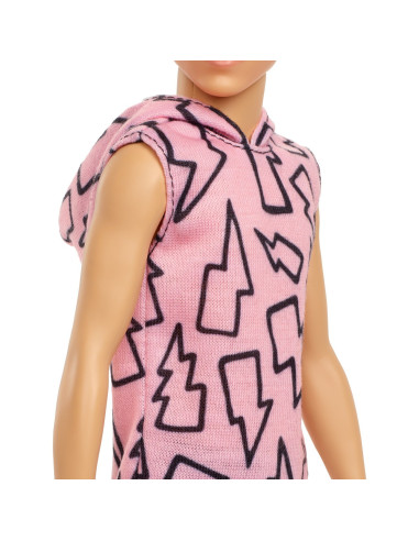 Barbie Papusa Baiat Fashionistas Cu Maiou Cu Imprimeu Cu