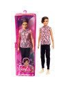 Barbie Papusa Baiat Fashionistas Cu Maiou Cu Imprimeu Cu