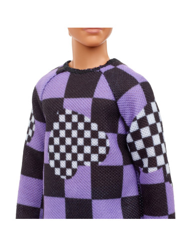 Barbie Papusa Baiat Fashionistas Blond Cu Bluza Cu Imprimeu