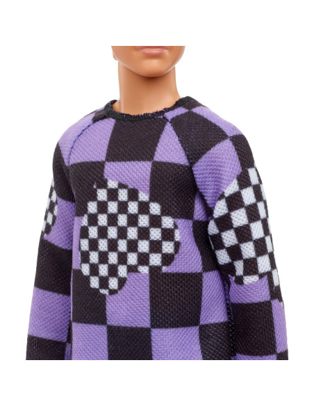 Barbie Papusa Baiat Fashionistas Blond Cu Bluza Cu Imprimeu