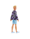 Barbie Papusa Baiat Fashionistas Blond Cu Bluza Cu Imprimeu
