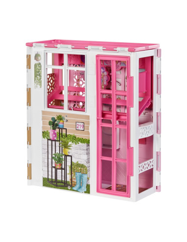 Barbie Set Casa Barbie Cu 4 Camere,MTHCD47