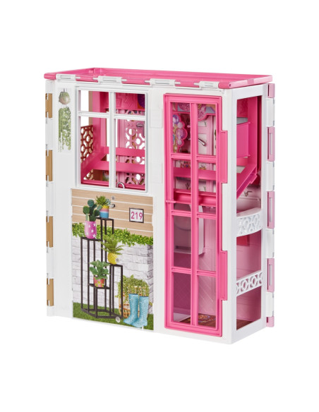 Barbie Set Casa Barbie Cu 4 Camere,MTHCD47