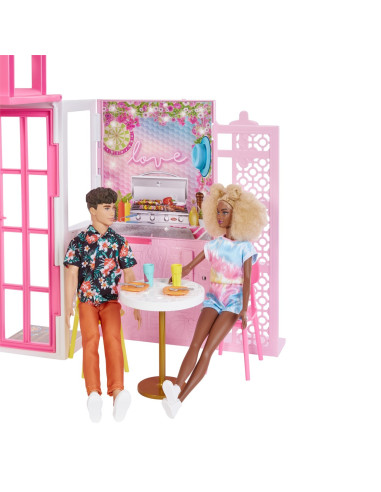 Barbie Set Casa Barbie Cu 4 Camere,MTHCD47