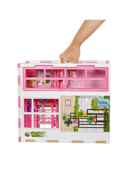 Barbie Set Casa Barbie Cu 4 Camere,MTHCD47