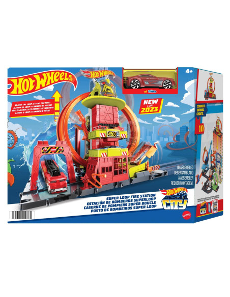 Hot Wheels Statia De Pompieri Super Loop,MTHKX41