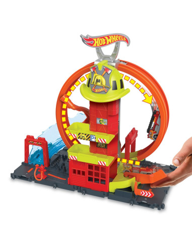 Hot Wheels Statia De Pompieri Super Loop,MTHKX41