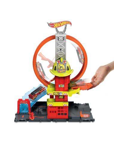 Hot Wheels Statia De Pompieri Super Loop,MTHKX41