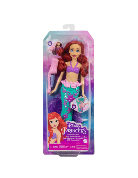 Disney Princess Papusa Ariel Cu Culori Schimbatoare,MTHLW00