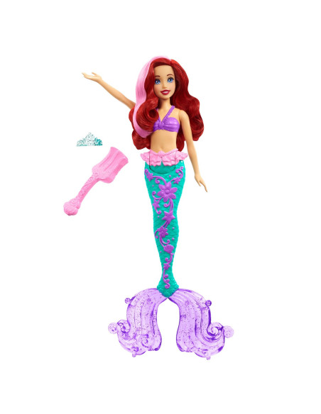 Disney Princess Papusa Ariel Cu Culori Schimbatoare,MTHLW00