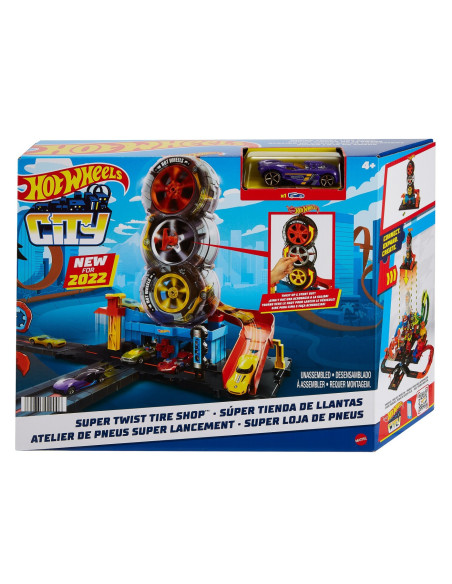 Hot Wheel City Vulcanizarea Super Twist,MTHDP02