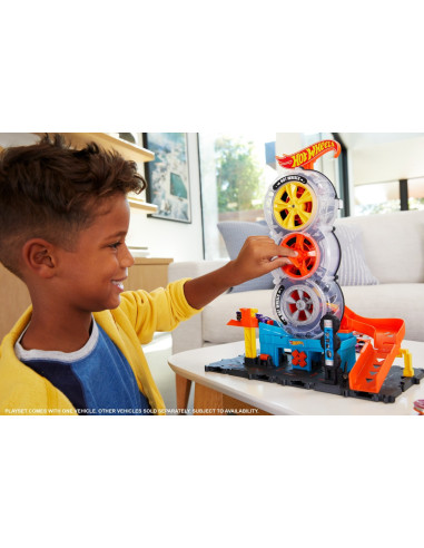 Hot Wheel City Vulcanizarea Super Twist,MTHDP02