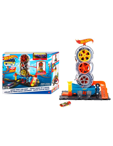 Hot Wheel City Vulcanizarea Super Twist,MTHDP02