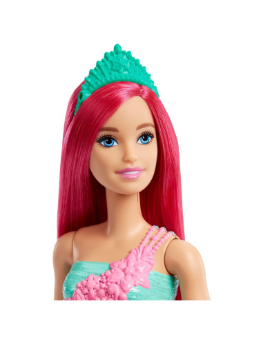 Barbie Dreamtopia Papusa Printesa Cu Par Roz,MTHGR13_HGR15