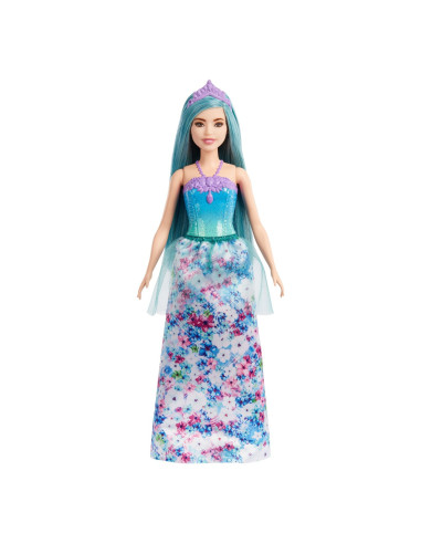 Barbie Dreamtopia Papusa Printesa Cu Par Albastru,MTHGR13_HGR16