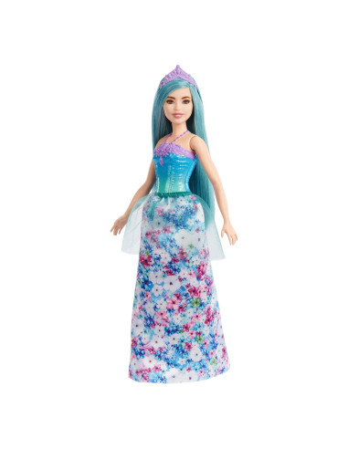 Barbie Dreamtopia Papusa Printesa Cu Par Albastru,MTHGR13_HGR16