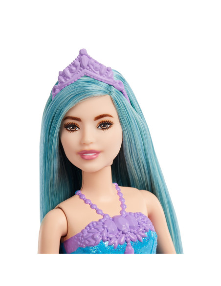 Barbie Dreamtopia Papusa Printesa Cu Par Albastru,MTHGR13_HGR16