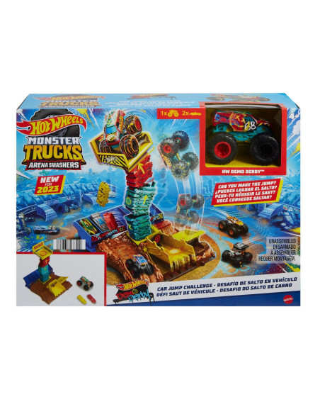 Hot Wheels Monster Truck Arena Smashers Provocarea Saritura Cu