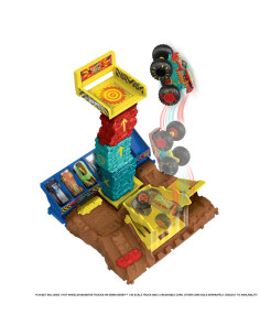 Hot Wheels Monster Truck Arena Smashers Provocarea Saritura Cu 2
