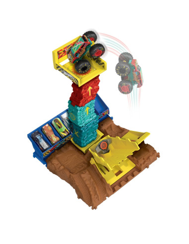 Hot Wheels Monster Truck Arena Smashers Provocarea Saritura Cu