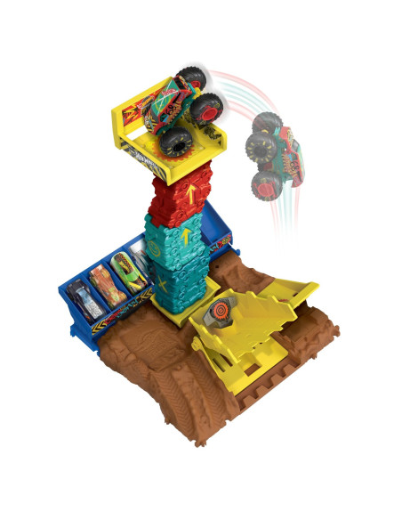 Hot Wheels Monster Truck Arena Smashers Provocarea Saritura Cu