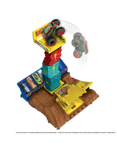 Hot Wheels Monster Truck Arena Smashers Provocarea Saritura Cu