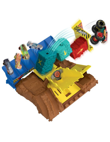 Hot Wheels Monster Truck Arena Smashers Provocarea Saritura Cu