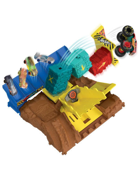 Hot Wheels Monster Truck Arena Smashers Provocarea Saritura Cu