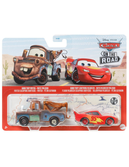 Cars3 Set 2 Masinute Metalice Road Trip Mater Si Road Trip