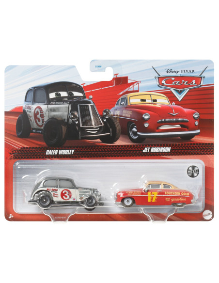 Cars3 Set 2 Masinute Metalice Caleb Worley Si Jet