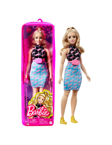 Papusa Barbie Fashionista Blonda,MTFBR37_HJT01