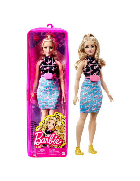 Papusa Barbie Fashionista Blonda,MTFBR37_HJT01