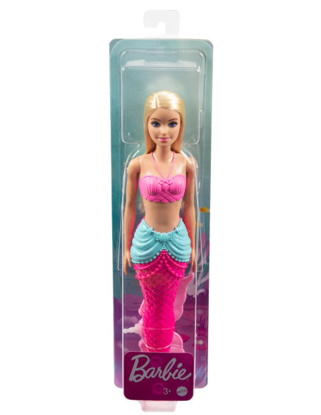 Barbie Papusa Sirena Blonda,MTHGR04_HGR05