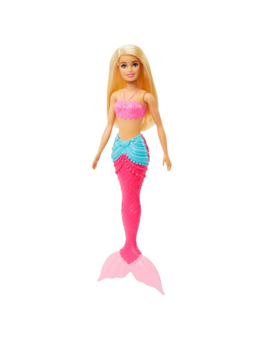 Barbie Papusa Sirena Blonda,MTHGR04_HGR05