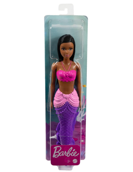 Barbie Papusa Sirena Bruneta,MTHGR04_HGR06