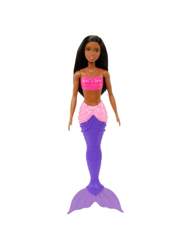 Barbie Papusa Sirena Bruneta,MTHGR04_HGR06