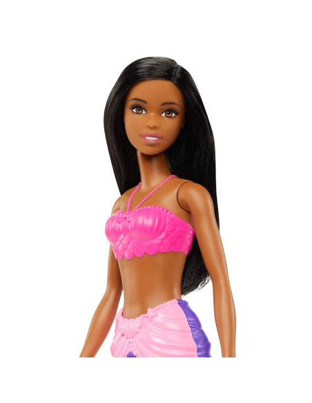 Barbie Papusa Sirena Bruneta,MTHGR04_HGR06