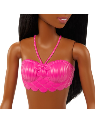 Barbie Papusa Sirena Bruneta,MTHGR04_HGR06