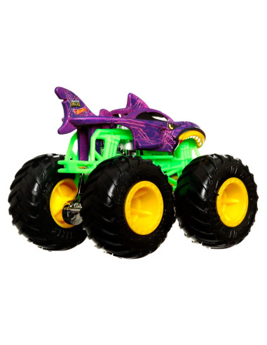Hot Wheels Monster Truck Camion Shark Wreak Cu Culori
