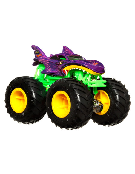 Hot Wheels Monster Truck Camion Shark Wreak Cu Culori