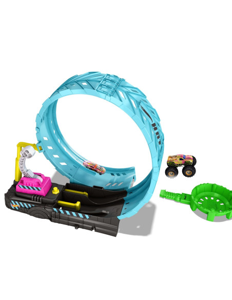 Hot Wheels Monster Truck Pista Cascadorilor In Bucla
